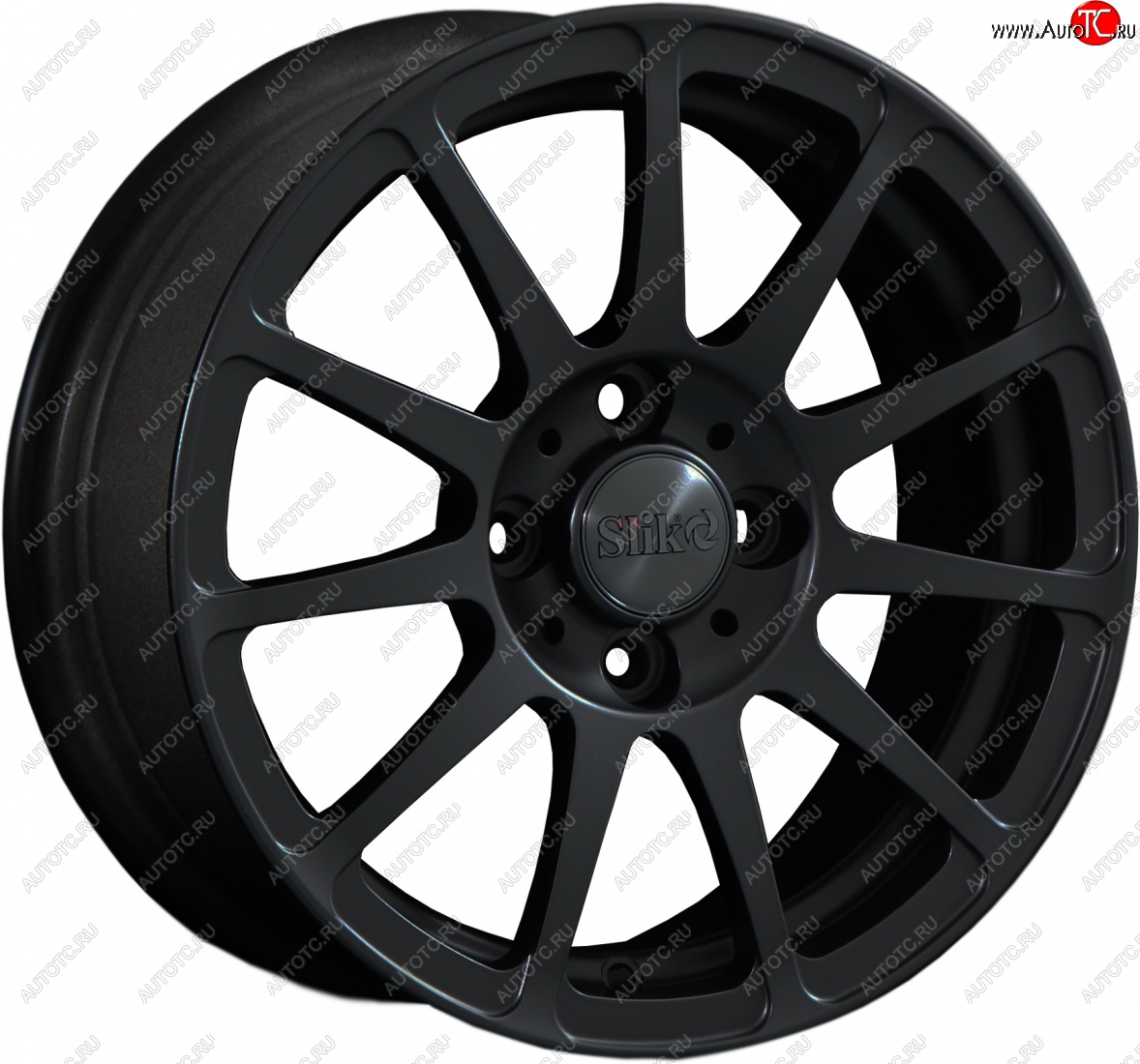 12 799 р. Кованый диск Slik Classik 6x14 (Чёрный матовый MB)   (Цвет: Чёрный матовый MB)  с доставкой в г. Майкоп