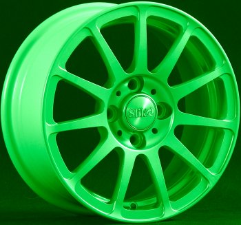 Кованый диск Slik Classik 6x14 (Ярко-зелёный)  (Цвет: Ярко-зелёный)