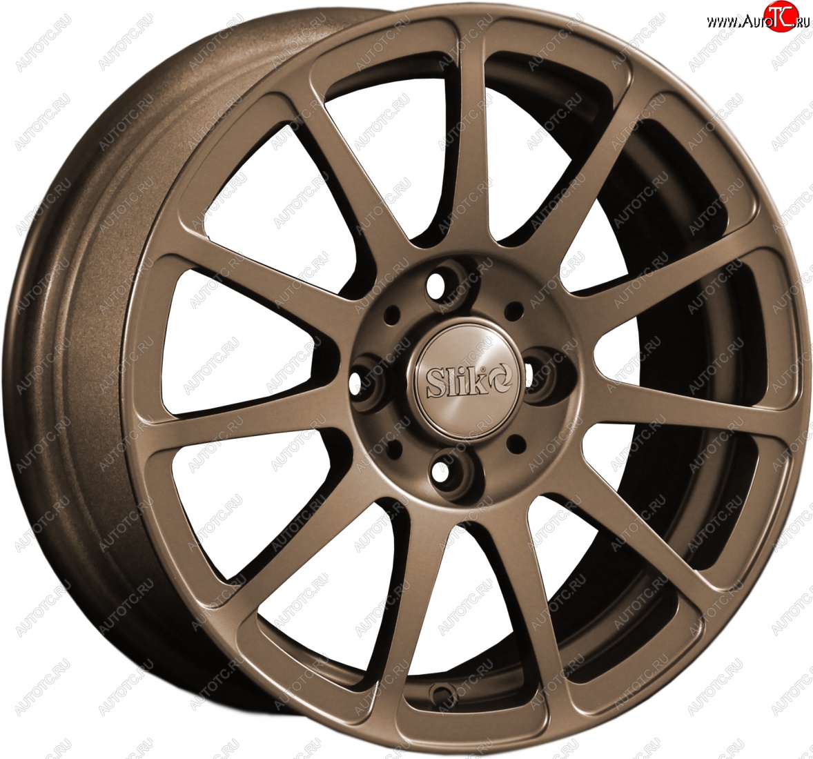 12 799 р. Кованый диск Slik Classik 6x14 (Металлик бронза BRZ)   (Цвет: Металлик бронза BRZ)  с доставкой в г. Майкоп