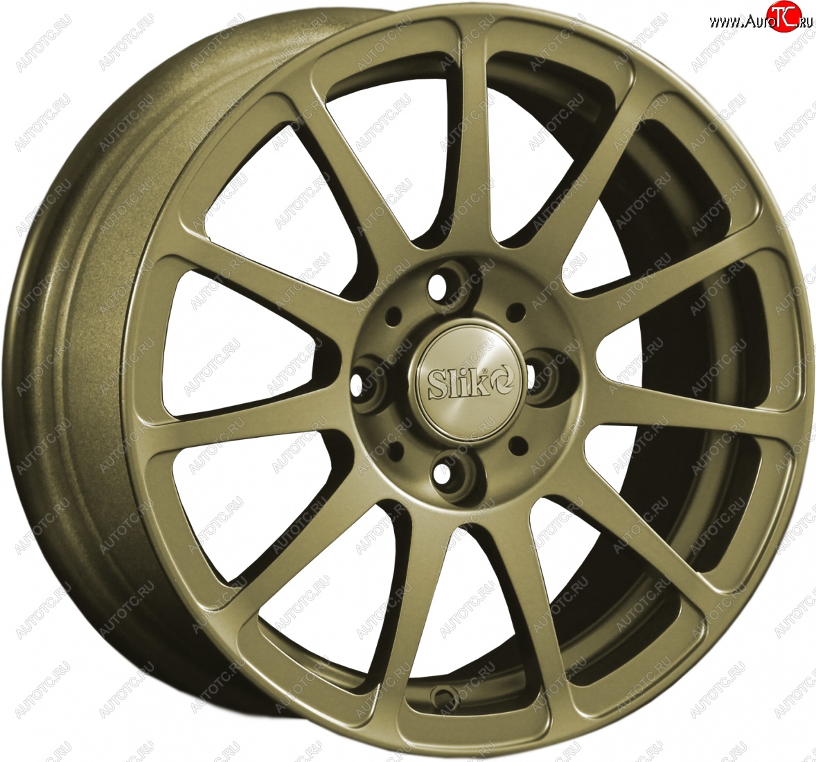 12 799 р. Кованый диск Slik Classik 6x14 (Металлик золотой G)   (Цвет: Металлик золотой G)  с доставкой в г. Майкоп