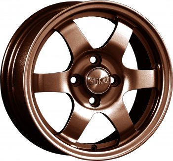 Кованый диск Slik Classik 6x14 (Металлик коньячная бронза. матовый)  (Цвет: Металлик коньячная бронза. матовый)