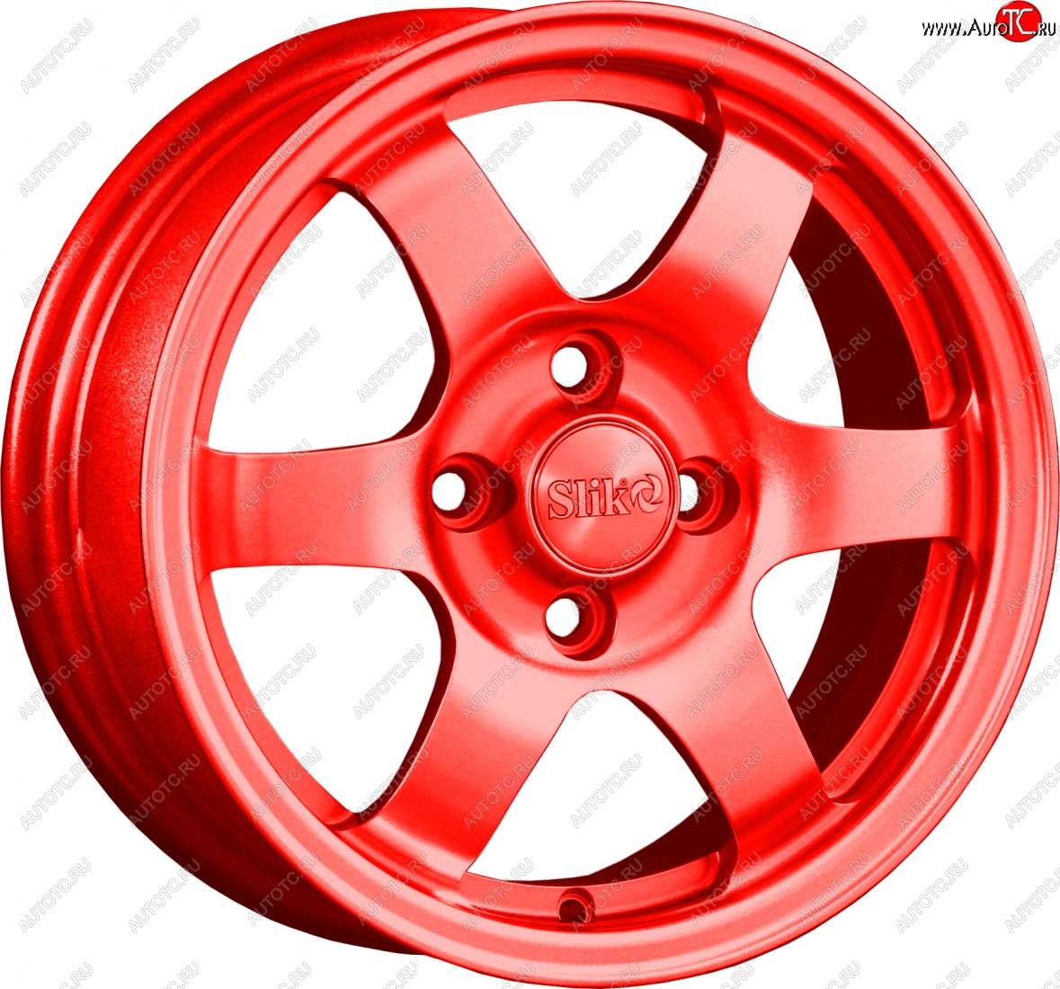 12 799 р. Кованый диск Slik Classik 6x14 (Candy алый)   (Цвет: Candy алый)  с доставкой в г. Майкоп