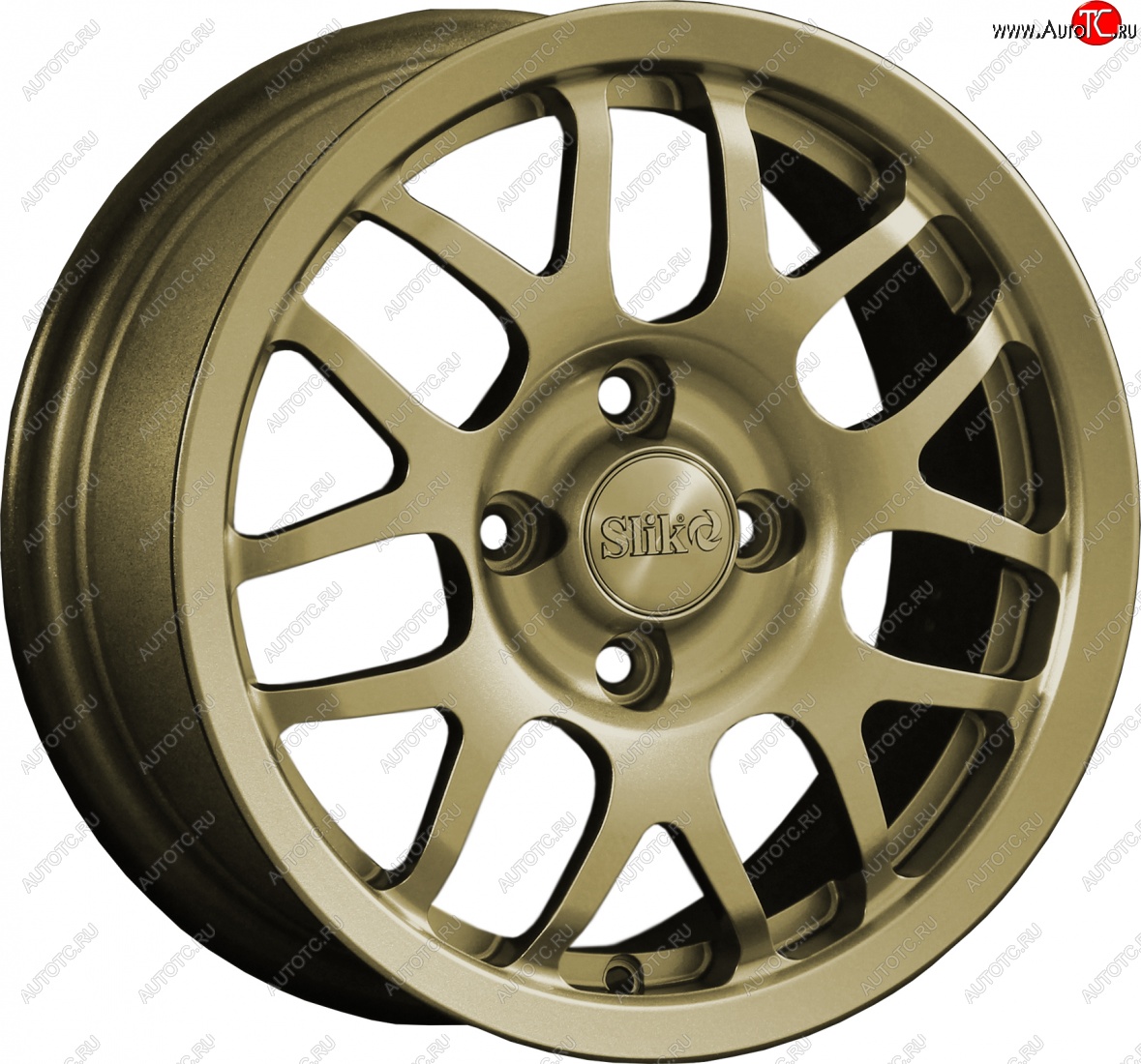 12 799 р. Кованый диск Slik Classik 6x14 (Металлик золотой)   (Цвет: Металлик золотой)  с доставкой в г. Майкоп