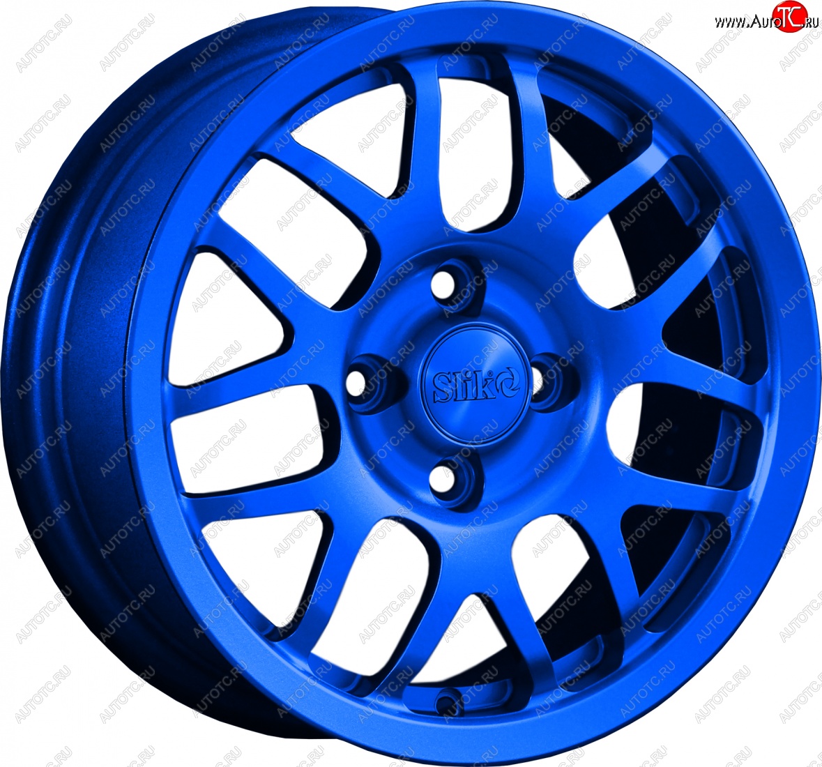 12 799 р. Кованый диск Slik Classik 6x14 (Синий)   (Цвет: Синий)  с доставкой в г. Майкоп
