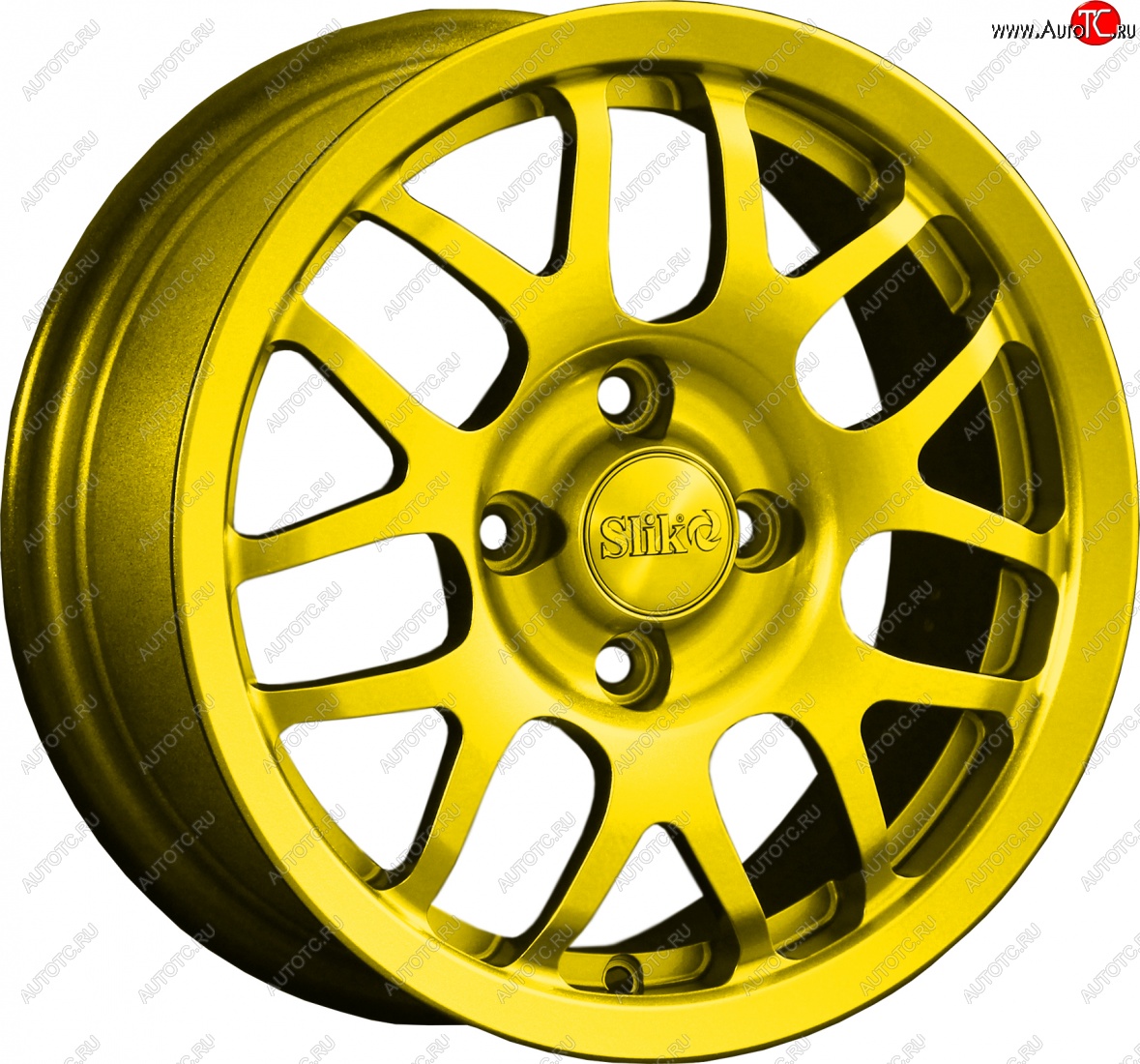 12 799 р. Кованый диск Slik Classik 6x14 (Ярко-желтый RAL 1021)   (Цвет: Ярко-желтый RAL 1021)  с доставкой в г. Майкоп