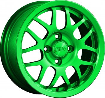 Кованый диск Slik Classik 6x14 (RAL 6038 ярко-зеленый)  (Цвет: RAL 6038 ярко-зеленый)