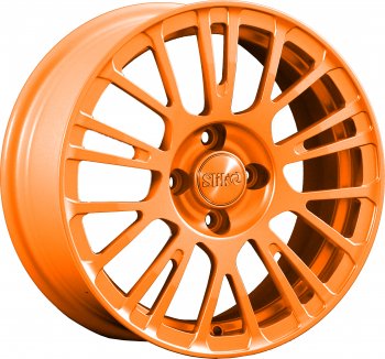 Кованый диск Slik Classik 6.5x15 (Ярко-оранжевый)  (Цвет: Ярко-оранжевый)