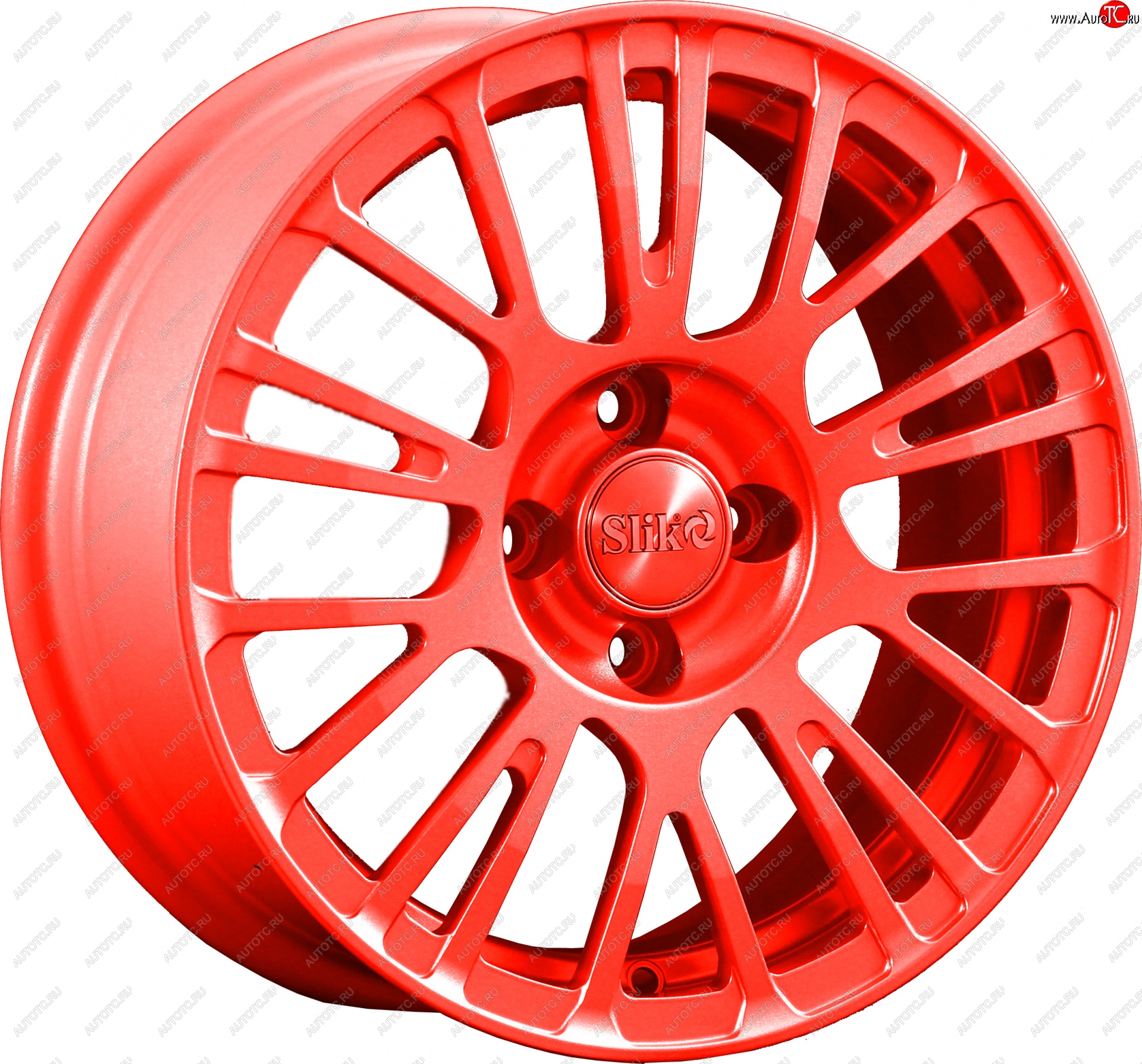 11 899 р. Кованый диск Slik Classik 6.5x15 (RAL 3026 ярко-алый)   (Цвет: RAL 3026 ярко-алый)  с доставкой в г. Майкоп