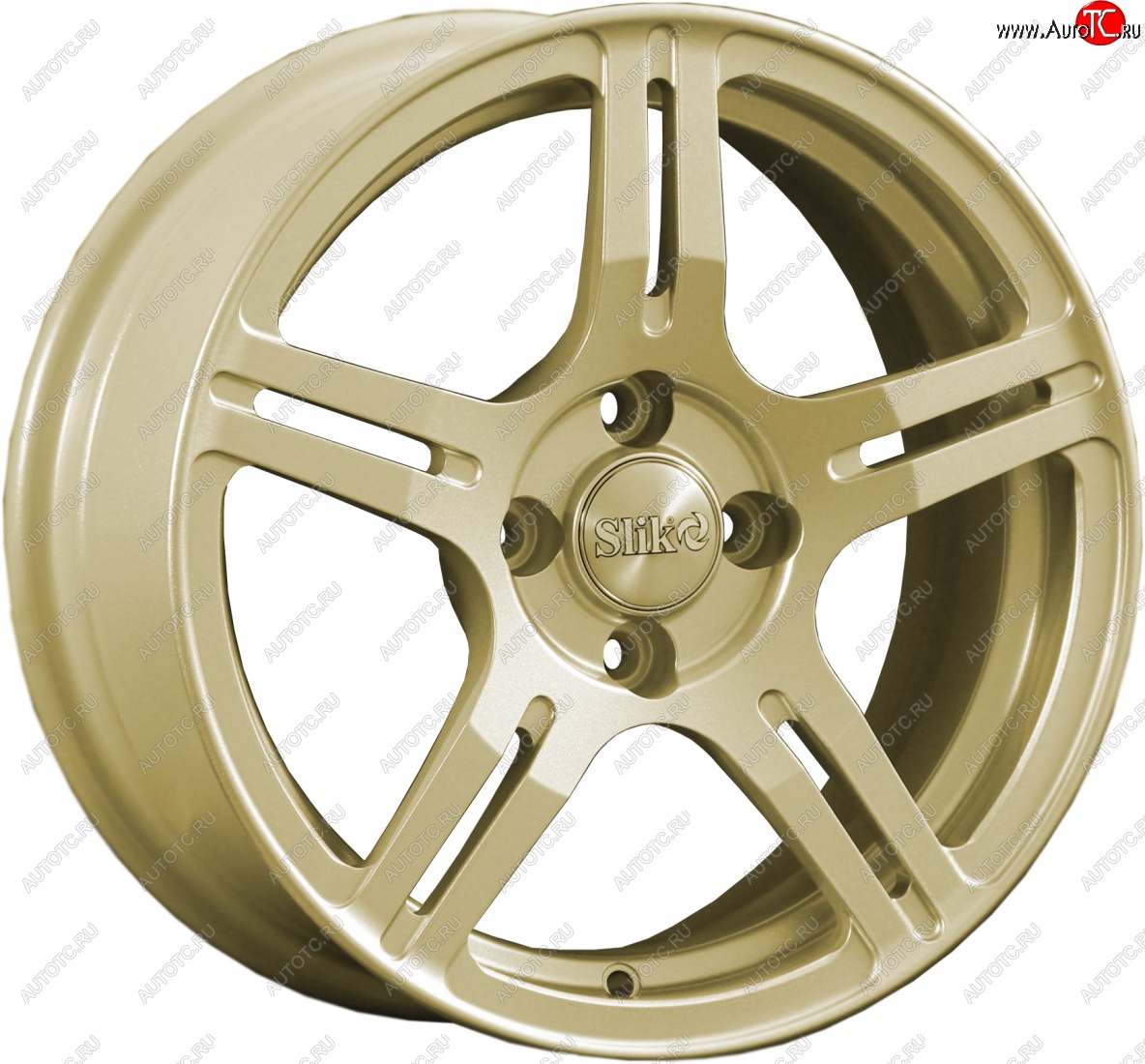 15 249 р. Кованый диск Slik Classik 6.5x15 (Металлик золотой)   (Цвет: Металлик золотой)  с доставкой в г. Майкоп