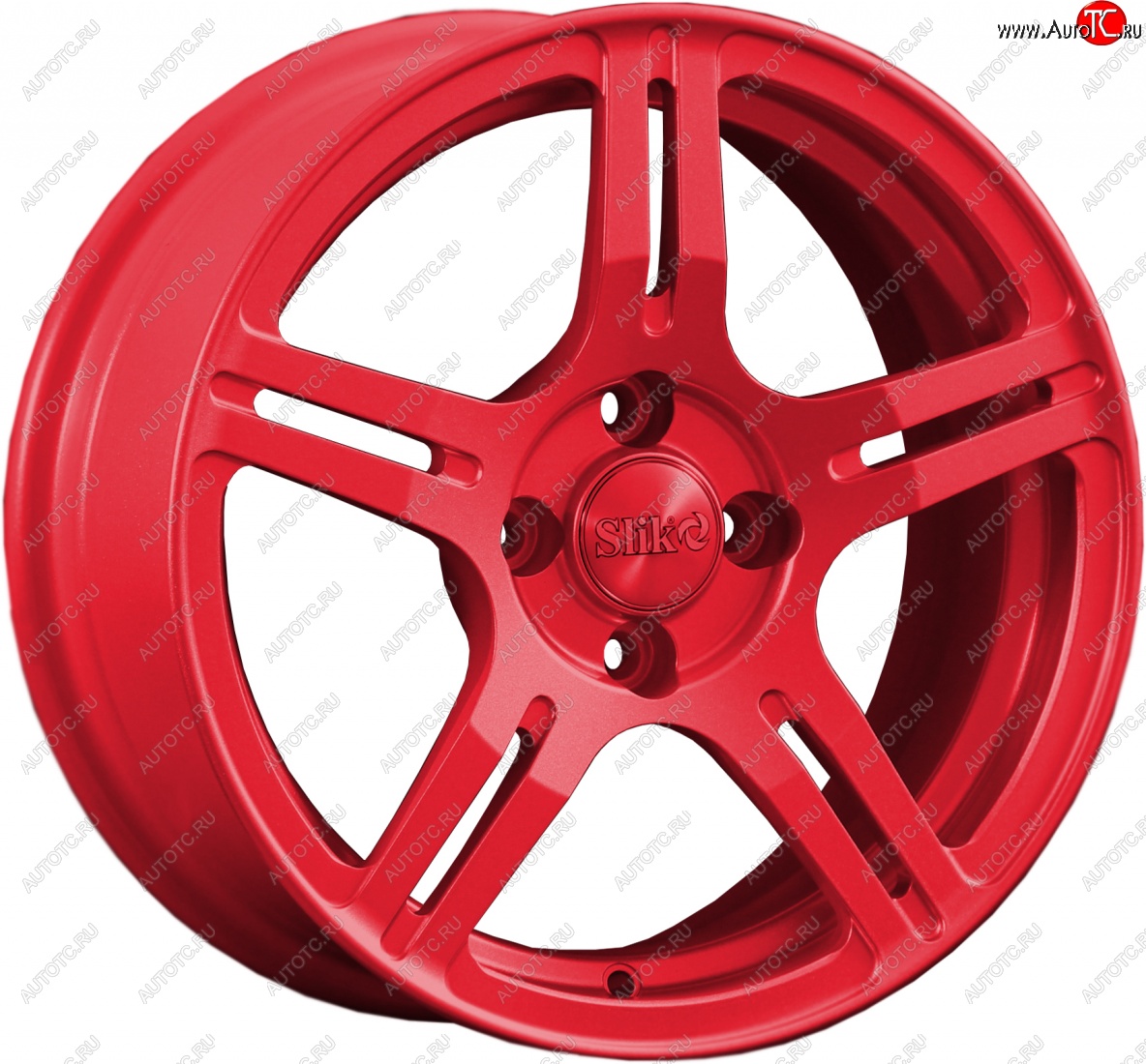 15 249 р. Кованый диск Slik Classik 6.5x15 (Красный)   (Цвет: Красный)  с доставкой в г. Майкоп