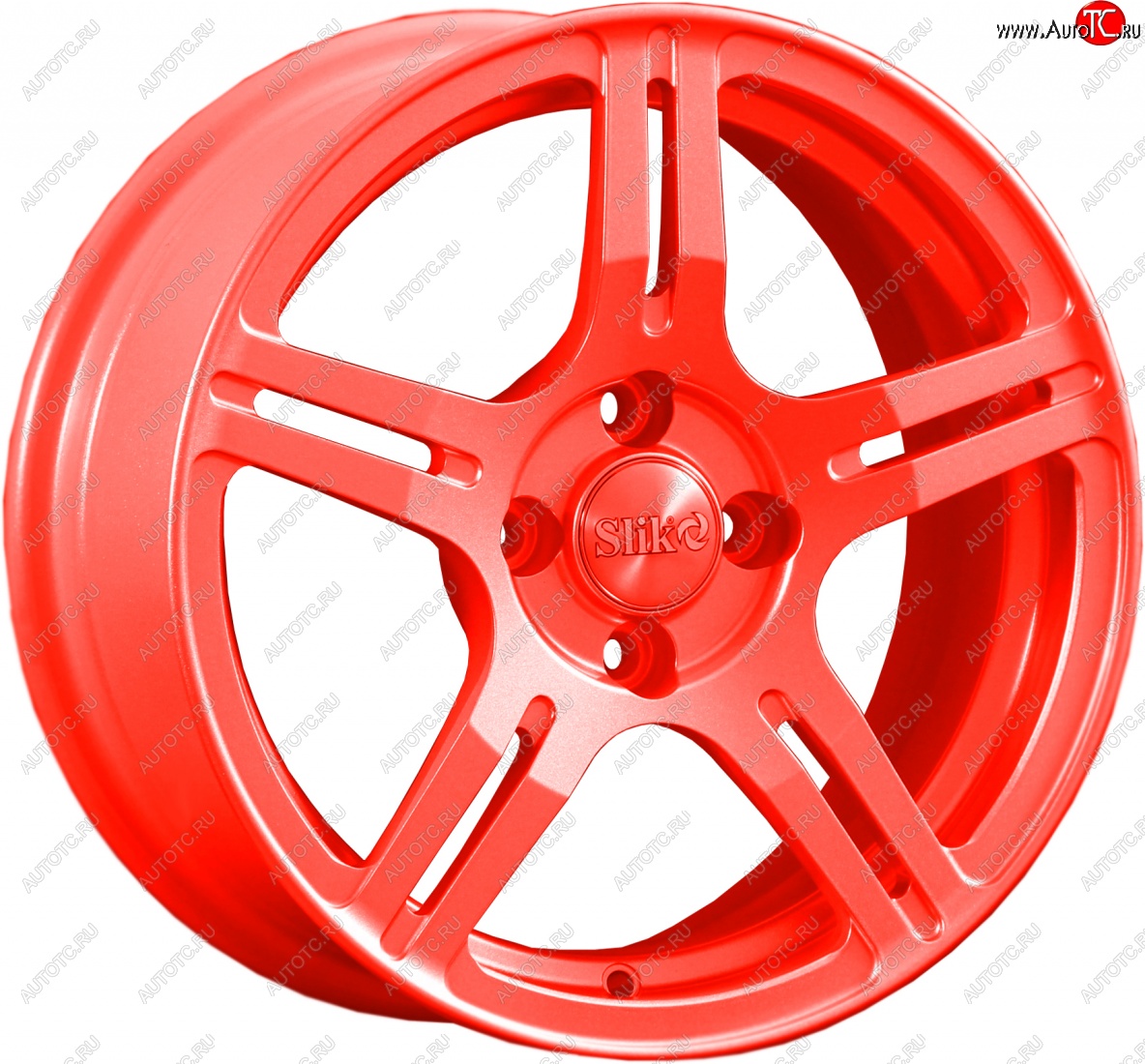 15 249 р. Кованый диск Slik Classik 6.5x15 (Candy алый)   (Цвет: Candy алый)  с доставкой в г. Майкоп