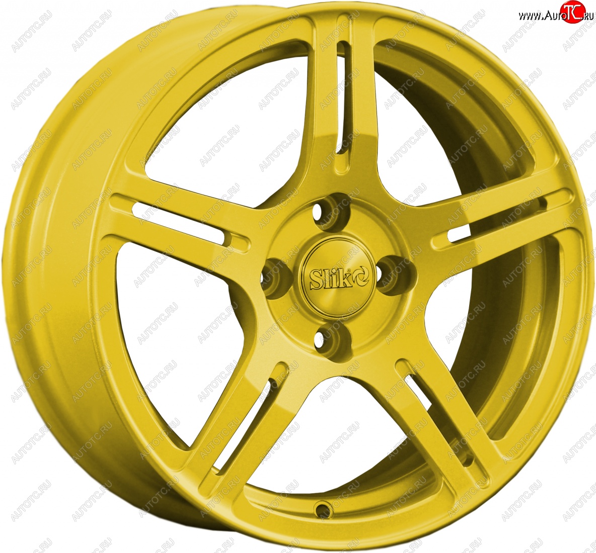 15 249 р. Кованый диск Slik Classik 6.5x15 (Ярко-желтый RAL 1021)   (Цвет: Ярко-желтый RAL 1021)  с доставкой в г. Майкоп