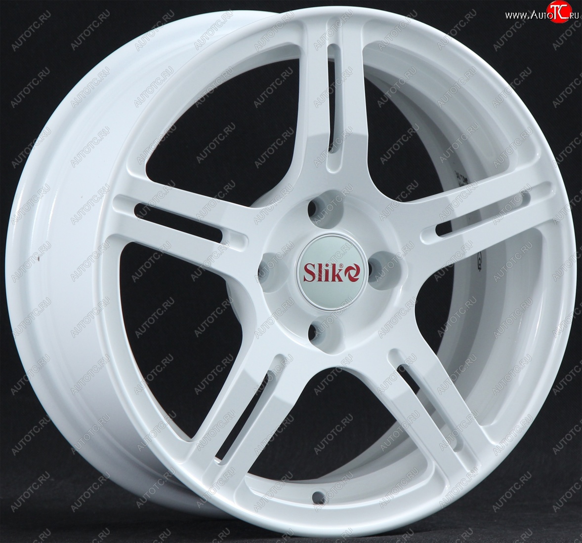 15 249 р. Кованый диск Slik Classik 6.5x15 (Белый)   (Цвет: Белый)  с доставкой в г. Майкоп