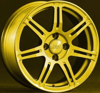 Кованый диск Slik Classik 6.5x15 (Ярко-желтый RAL 1021)  (Цвет: Ярко-желтый RAL 1021)