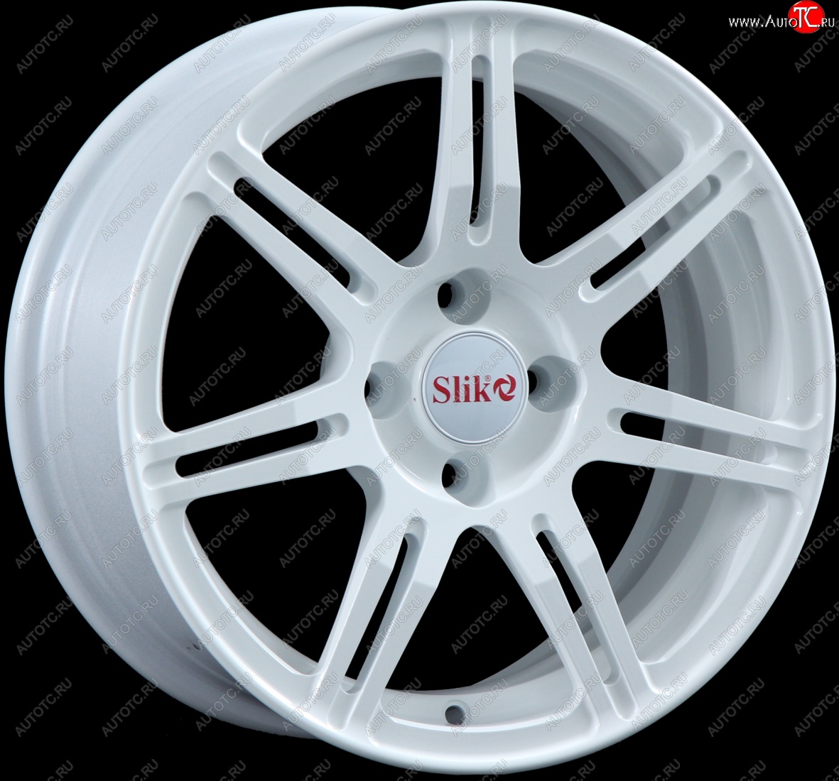 15 249 р. Кованый диск Slik Classik 6.5x15 (Белый)   (Цвет: Белый)  с доставкой в г. Майкоп