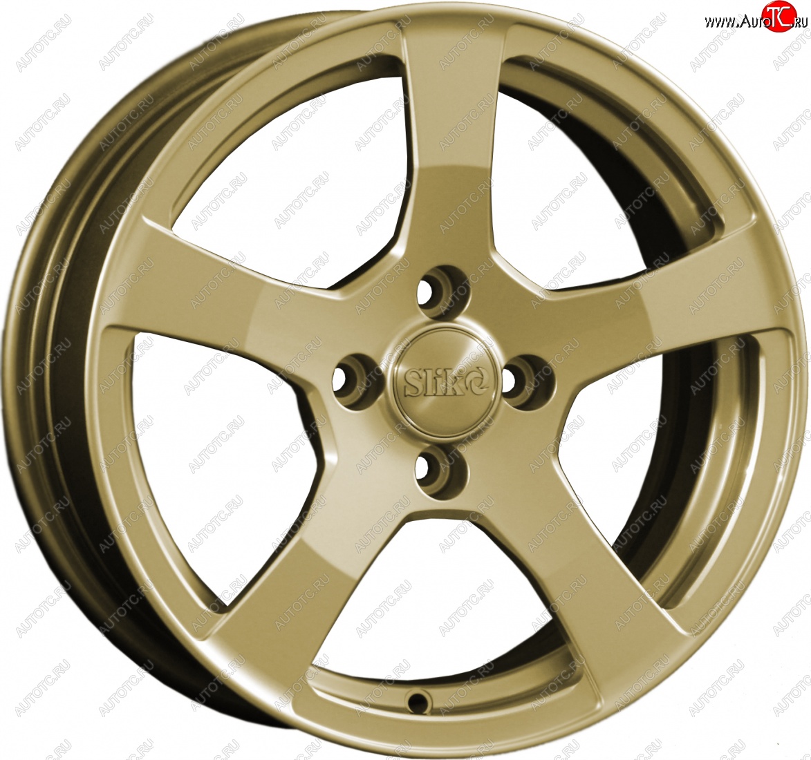 15 599 р. Кованый диск Slik Classik 6.5x15 (Металлик золотой)   (Цвет: Металлик золотой)  с доставкой в г. Майкоп