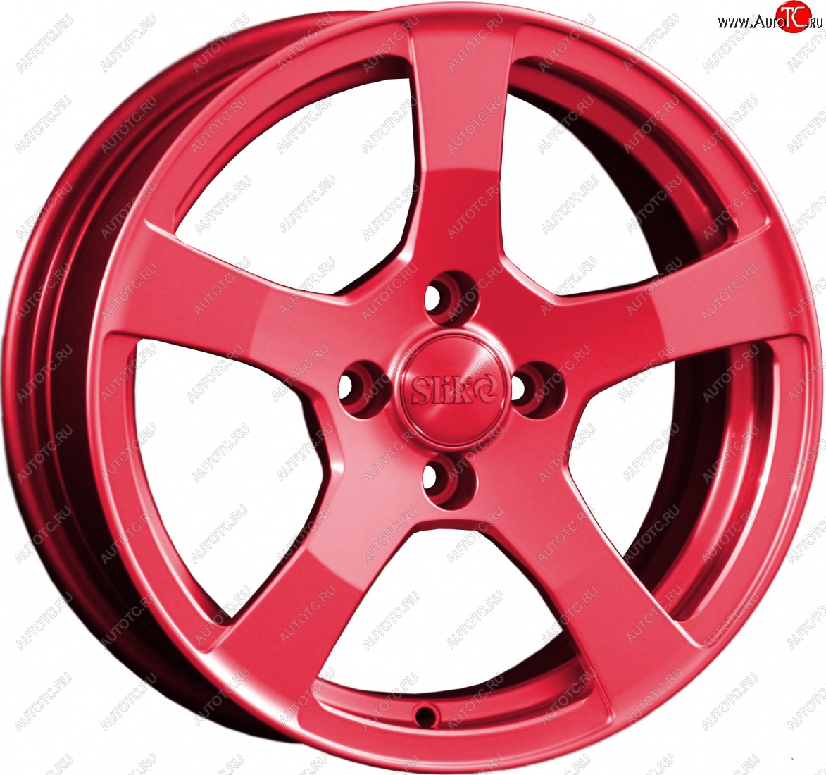 15 599 р. Кованый диск Slik Classik 6.5x15 (Candy рубиновый)   (Цвет: Candy рубиновый)  с доставкой в г. Майкоп