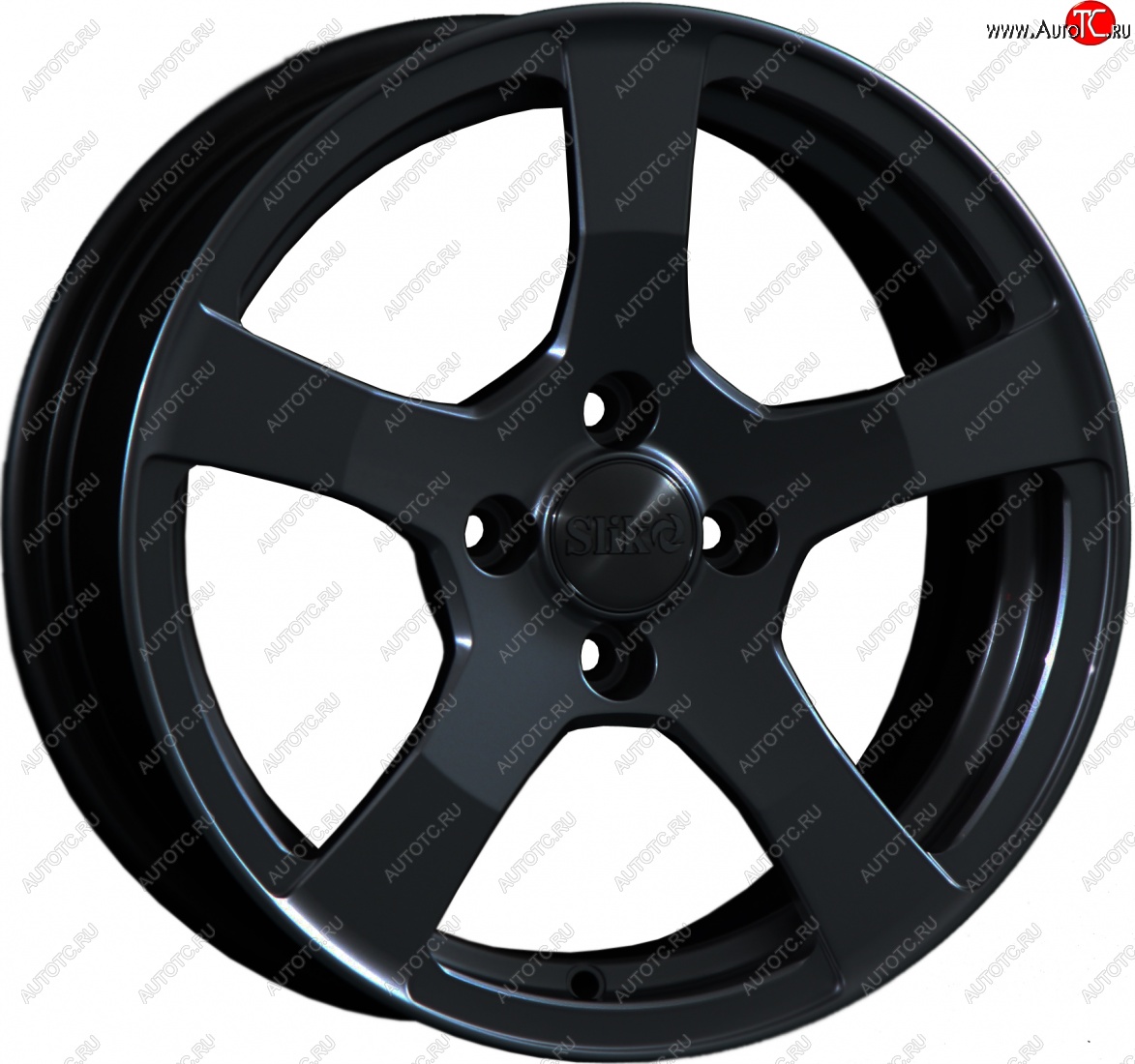 15 599 р. Кованый диск Slik Classik 6.5x15 (Черный матовый)   (Цвет: Черный матовый)  с доставкой в г. Майкоп