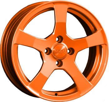 Кованый диск Slik Classik 6.5x15 (Ярко-оранжевый)  (Цвет: Ярко-оранжевый)