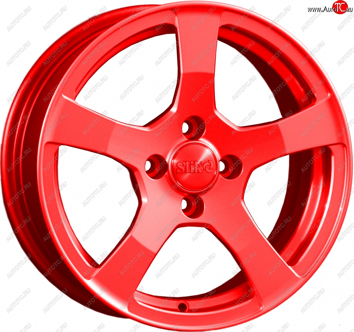 15 599 р. Кованый диск Slik Classik 6.5x15 (RAL 3026 ярко-алый)   (Цвет: RAL 3026 ярко-алый)  с доставкой в г. Майкоп
