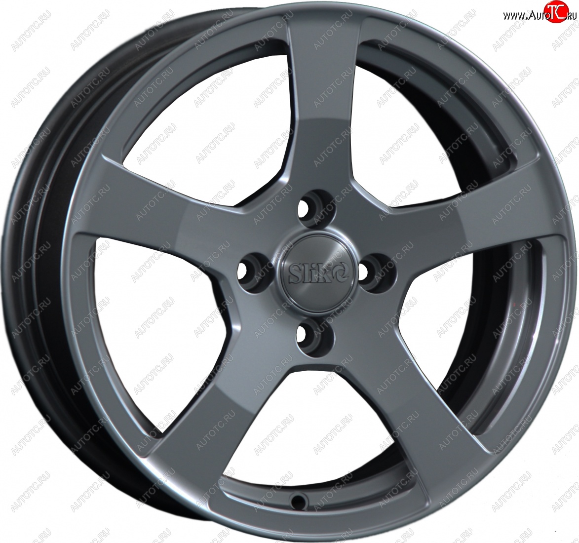15 599 р. Кованый диск Slik Classik 6.5x15 (Металлик графит матовый)   (Цвет: Металлик графит матовый)  с доставкой в г. Майкоп