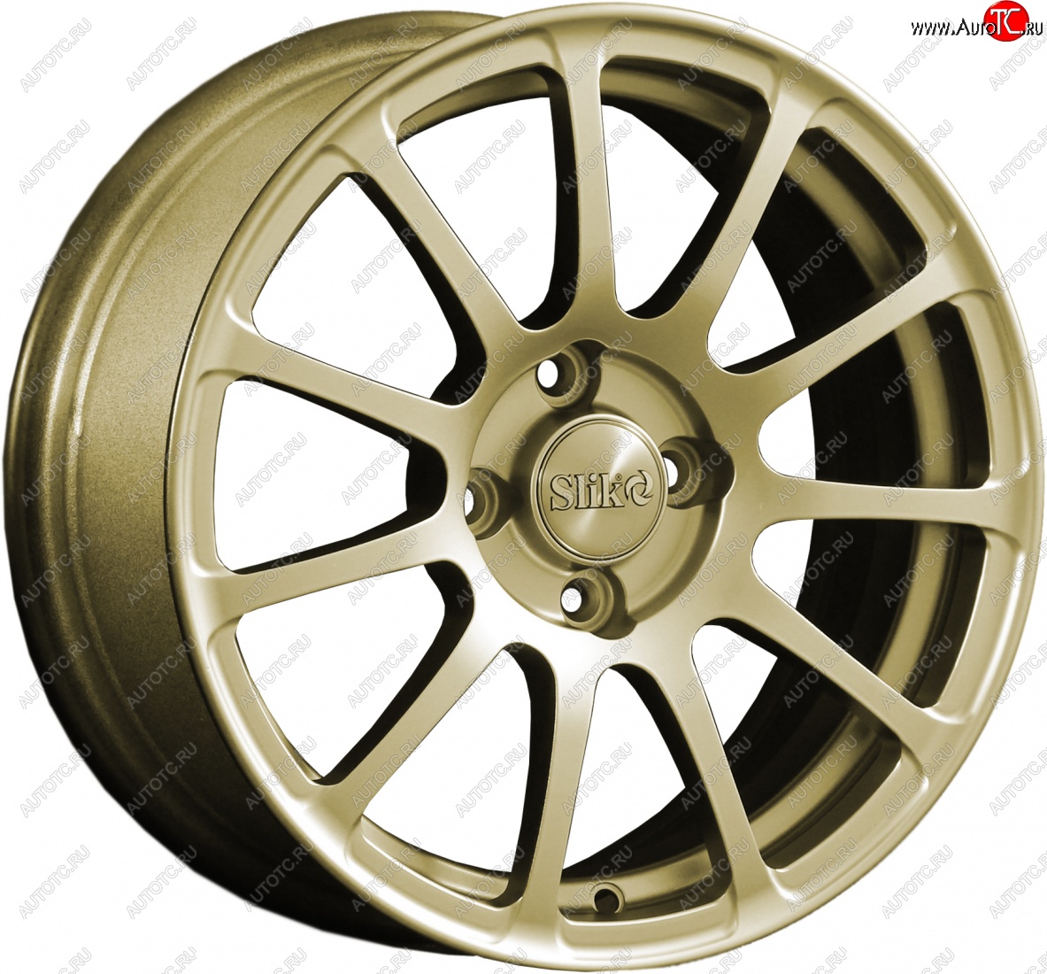 15 599 р. Кованый диск Slik Classik 6.5x15 (Металлик золотой)   (Цвет: Металлик золотой)  с доставкой в г. Майкоп