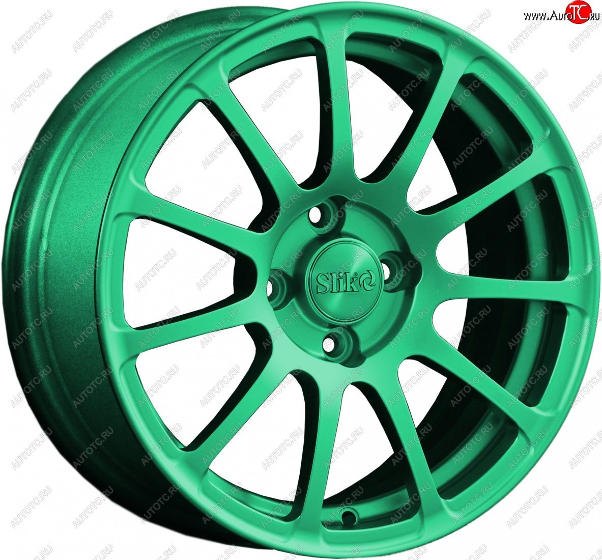 15 599 р. Кованый диск Slik Classik 6.5x15 (Cendy изумрудно-зеленый)   (Цвет: Cendy изумрудно-зеленый)  с доставкой в г. Майкоп