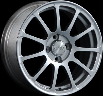 Кованый диск Slik Classik 6.5x15 (Серебристый светлый) Audi A4 B5 8D5 универсал дорестайлинг (1994-1997) 5x112.0xDIA57.1xET45.0