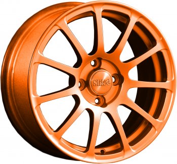 Кованый диск Slik Classik 6.5x15 (Ярко-оранжевый)  (Цвет: Ярко-оранжевый)