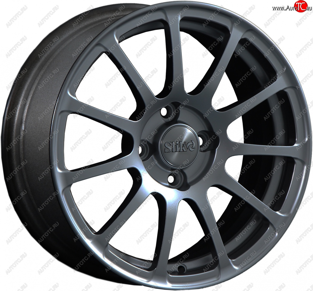15 599 р. Кованый диск Slik Classik 6.5x15 (Металлик графит матовый)   (Цвет: Металлик графит матовый)  с доставкой в г. Майкоп