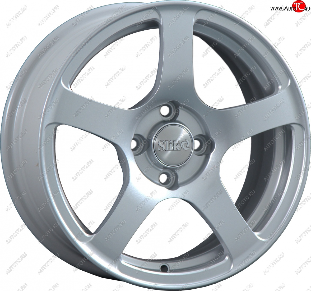 15 249 р. Кованый диск Slik Classik 6.5x15 (Серебристый светлый)   (Цвет: Серебристый светлый)  с доставкой в г. Майкоп