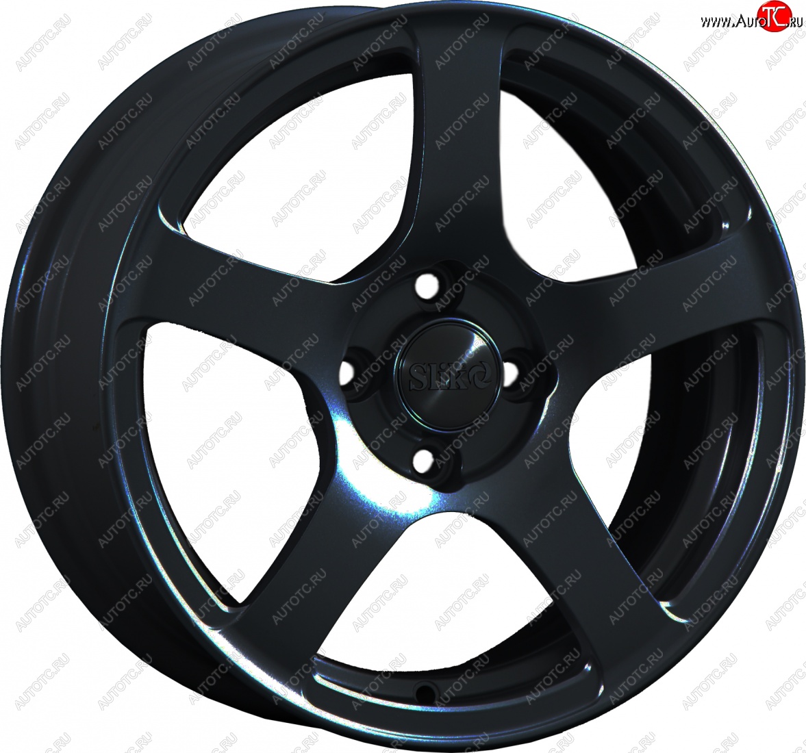 15 249 р. Кованый диск Slik Classik 6.5x15 (Черный глянцевый)   (Цвет: Черный глянцевый)  с доставкой в г. Майкоп