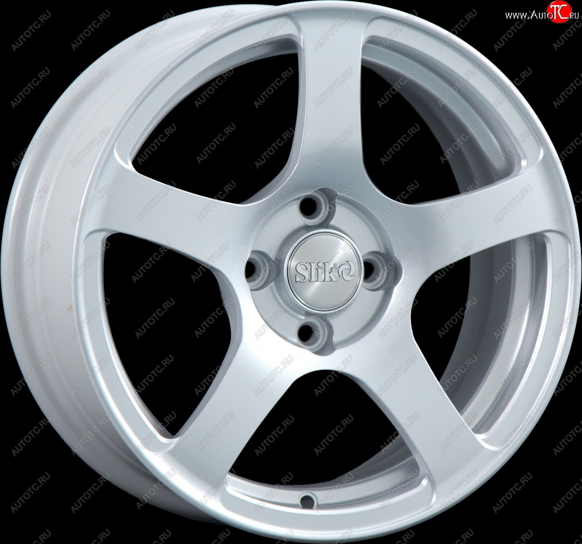 15 249 р. Кованый диск Slik Classik 6.5x15 (Яркое-блестящее серебро)   (Цвет: Яркое-блестящее серебро)  с доставкой в г. Майкоп