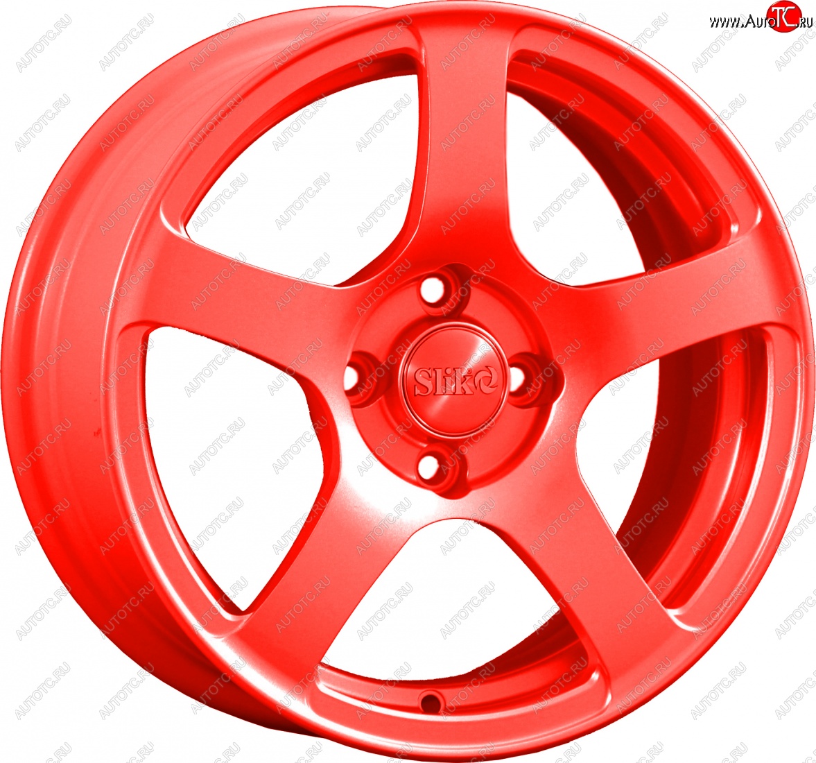 15 249 р. Кованый диск Slik Classik 6.5x15 (RAL 3026 ярко-алый)   (Цвет: RAL 3026 ярко-алый)  с доставкой в г. Майкоп
