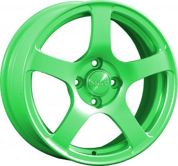 Кованый диск Slik Classik 6.5x15 (RAL 6038 ярко-зеленый)  (Цвет: RAL 6038 ярко-зеленый)