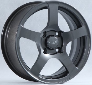 Кованый диск Slik Classik 6.5x15 (Металлик графит глянцевый)  (Цвет: Металлик графит глянцевый)