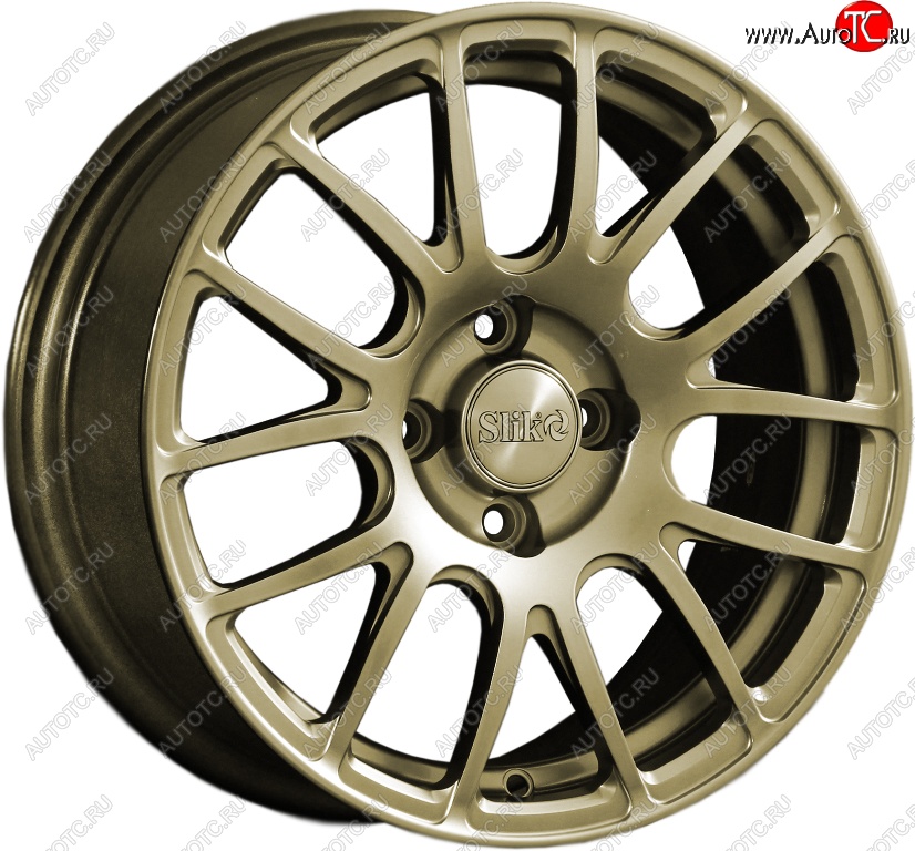 15 249 р. Кованый диск Slik Classik 6.5x15 (Металлик золотой)   (Цвет: Металлик золотой)  с доставкой в г. Майкоп