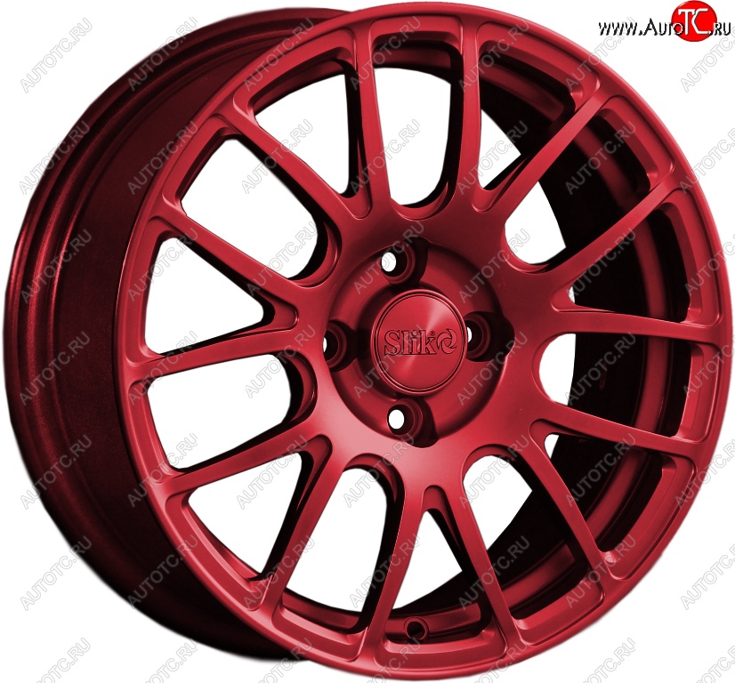 15 249 р. Кованый диск Slik Classik 6.5x15 (Красный)   (Цвет: Красный)  с доставкой в г. Майкоп
