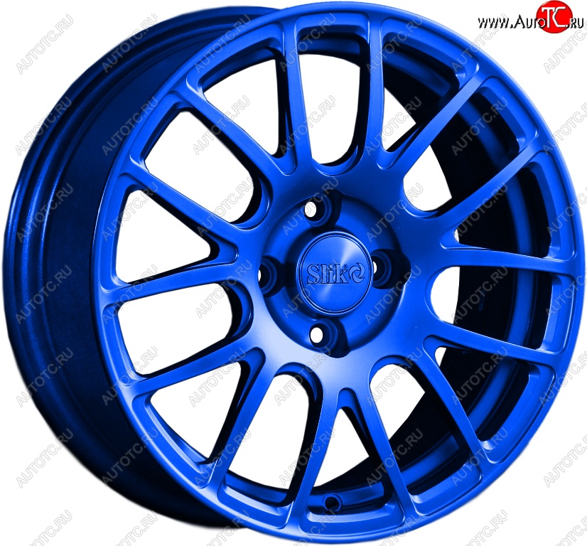 15 249 р. Кованый диск Slik Classik 6.5x15 (Candy синий)   (Цвет: Candy синий)  с доставкой в г. Майкоп