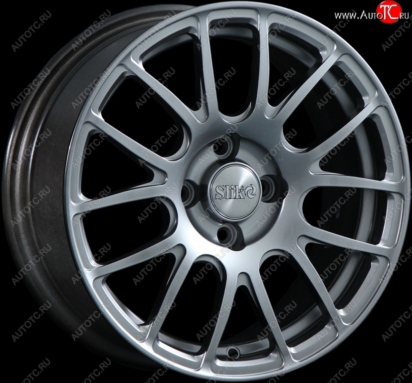 15 249 р. Кованый диск Slik Classik 6.5x15 (Серебристый темный)   (Цвет: Серебристый темный)  с доставкой в г. Майкоп