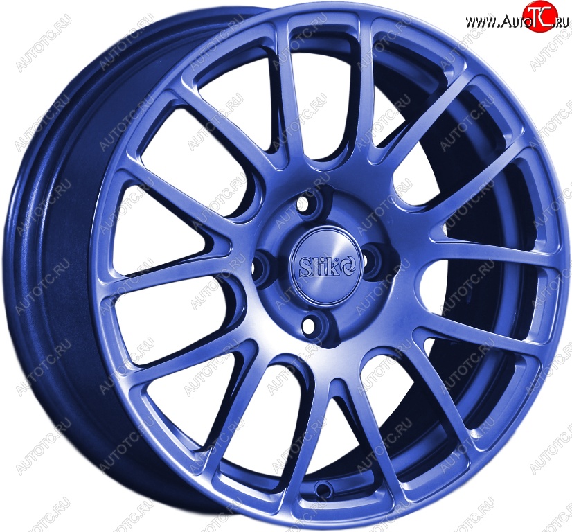 15 249 р. Кованый диск Slik Classik 6.5x15 (Синий)   (Цвет: Синий)  с доставкой в г. Майкоп