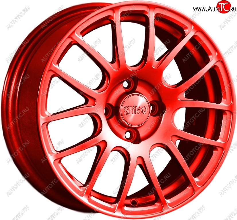 15 249 р. Кованый диск Slik Classik 6.5x15 (RAL 3026 ярко-алый)   (Цвет: RAL 3026 ярко-алый)  с доставкой в г. Майкоп