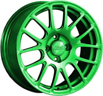 Кованый диск Slik Classik 6.5x15 (RAL 6038 ярко-зеленый)  (Цвет: RAL 6038 ярко-зеленый)