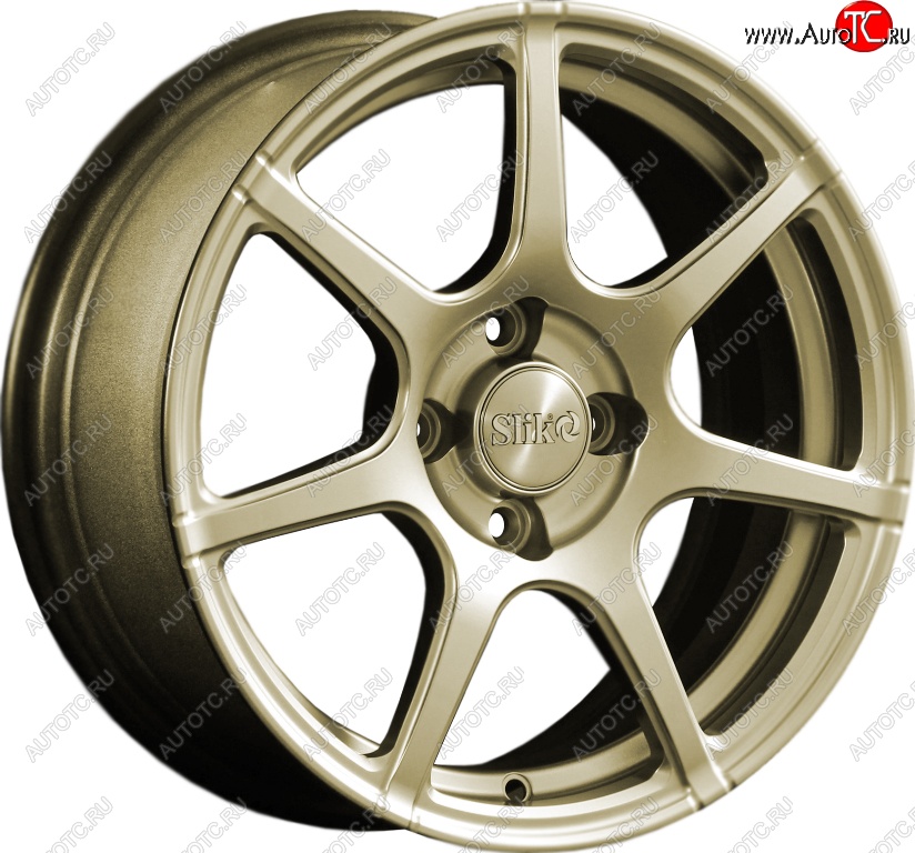 15 249 р. Кованый диск Slik Classik 6.5x15 (Металлик золотой)   (Цвет: Металлик золотой)  с доставкой в г. Майкоп