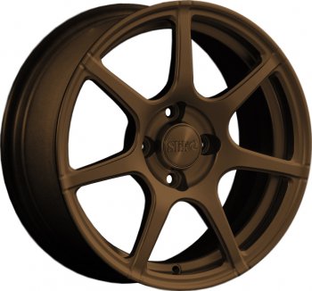 Кованый диск Slik Classik 6.5x15 (Металлик коньячная бронза. Глянец)  (Цвет: Металлик коньячная бронза. Глянец)