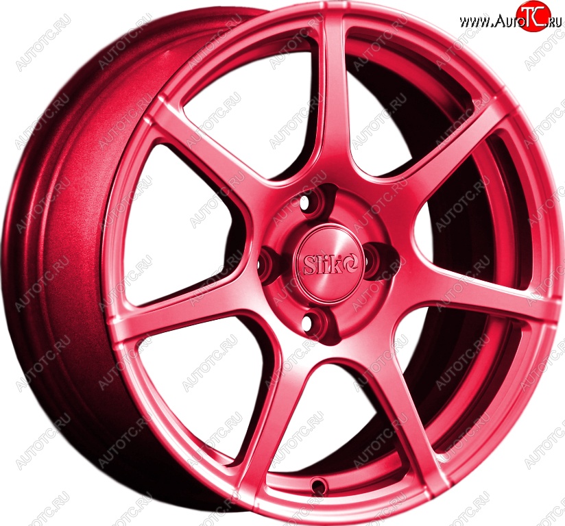 15 249 р. Кованый диск Slik Classik 6.5x15 (Candy рубиновый)   (Цвет: Candy рубиновый)  с доставкой в г. Майкоп