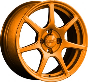 Кованый диск Slik Classik 6.5x15 (Candy медно-оранжевый глянцевый)  (Цвет: Candy медно-оранжевый глянцевый)