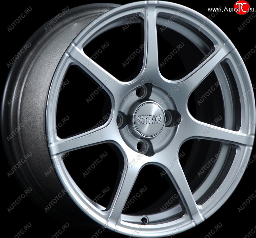 15 249 р. Кованый диск Slik Classik 6.5x15 (Серебристый светлый)   (Цвет: Серебристый светлый)  с доставкой в г. Майкоп