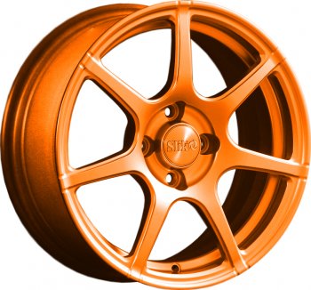 Кованый диск Slik Classik 6.5x15 (Ярко-оранжевый)  (Цвет: Ярко-оранжевый)