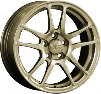 Кованый диск Slik Classik 6.5x15 (Металлик золотой) Geely Emgrand EC7 седан 1-ый рестайлинг (2016-2018) 5x114.3xDIA54.1xET45.0
